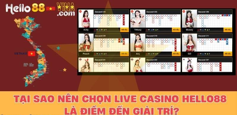 Tại Sao Nên Chọn Live Casino Hello88 Là Điểm Đến Giải Trí?