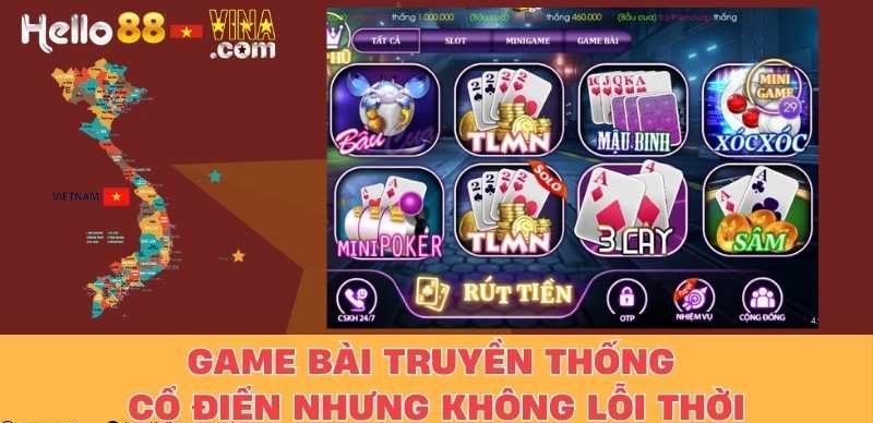 Game Bài Truyền Thống – Cổ Điển Nhưng Không Lỗi Thời